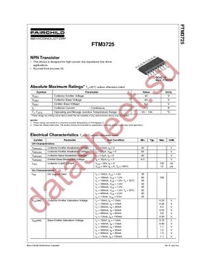 FTM3725 datasheet  